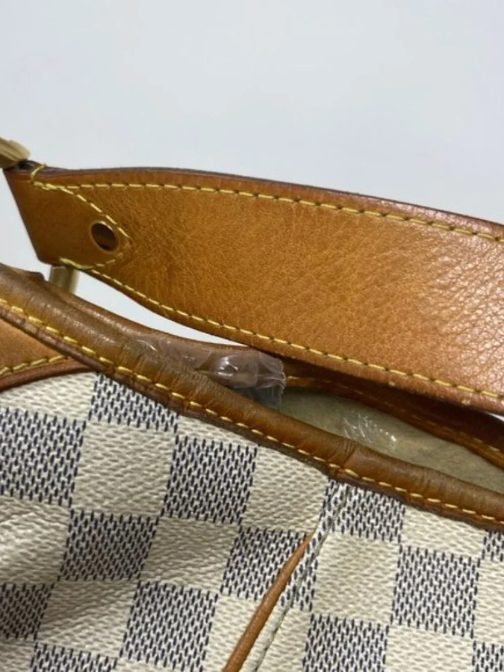 LOUIS VUITTON Damier Azur Galliera GM Shoulder Bag
